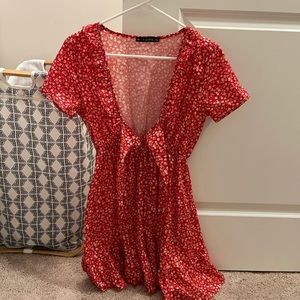 Zaful flower print dress